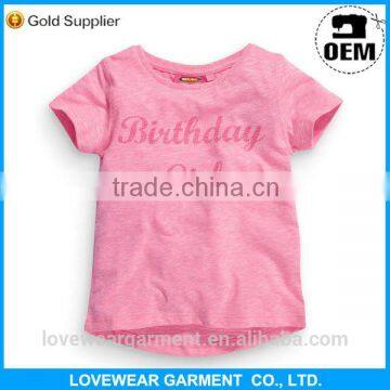 wholesale cheap kid clothes t shirt design for little girl