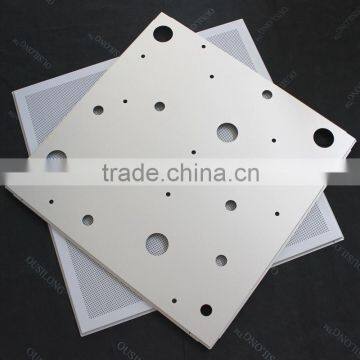 Customized Perforated Aluminum Acoustic Ceiling Tiles 600x600mm