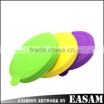 Fashion Round Shape Silicone Cosmetic Folding Mirror