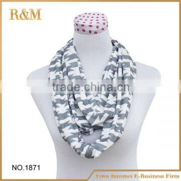 Fashion soft nursing scarf polyester warm magic infinity scarf