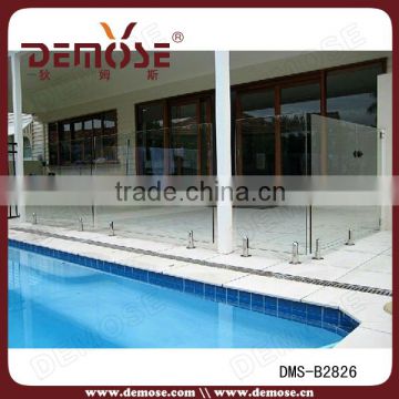 European style tempered glass portable swimming pool fence