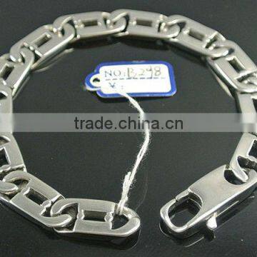 hot sale jewelry bracelet,wholesale 2012 popular jewelry, charm jewelry, stainless steel double string bracelets B298