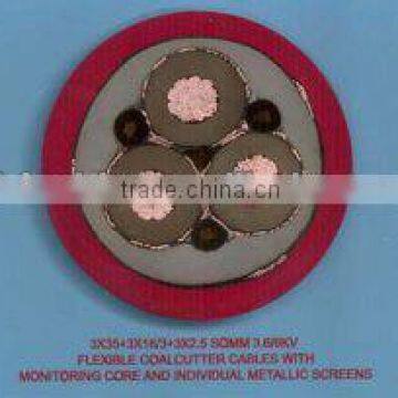 Flame retartdant braid screened control cable