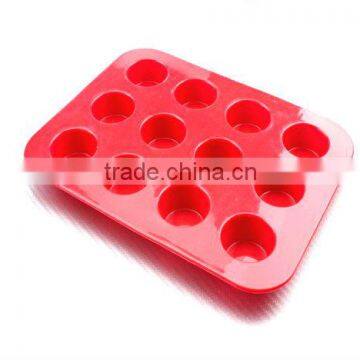 12 cups Silicone cake mould