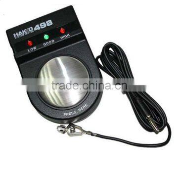 Gold supplier of hakko dongguan china hakko 498 wrist strap ESD tester