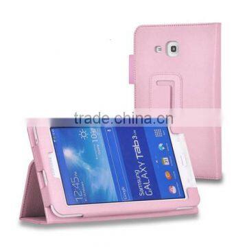 Lichee Leather Stand Flip Cover Case for Samsung Galaxy Tab 3 Lite 7.0 T110