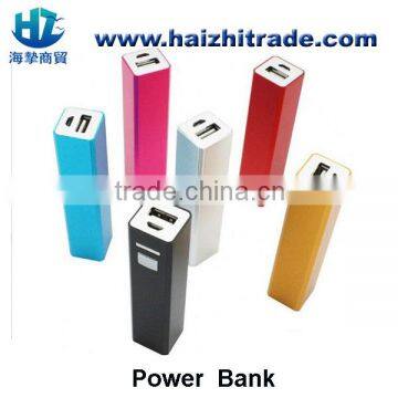 Portable External 2600mAh Power Bank Battery Charger For iPhone Samsung HTC