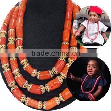 2016 April design coral necklace jewelry for party/Fashion jewelry for kids/African traditional jewelry set for male and female