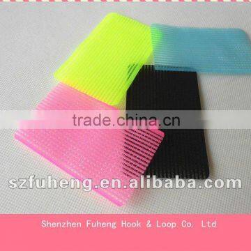 Hook and loop colorful flexible durable magic hair pad/stick