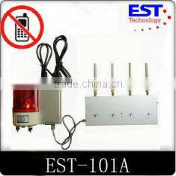 mobile phone signal detector with alarm system