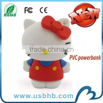 Hello kitty shape cartoon design power bank 2600Mah
