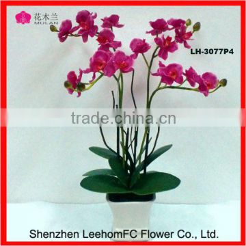 Orchid Arrangement Handmade Decoration Silk Craft Flowers