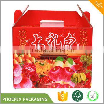 universal corrugated fruit packaging box gift box custom design welcomed