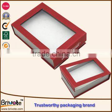 Stable cardboard packaging box magnetic box with ribbon