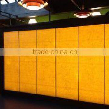 Yellow Translucent Marble Plastic Sheet photo-5