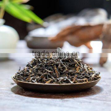 yunnan tea suplier organic loose leaf black tea