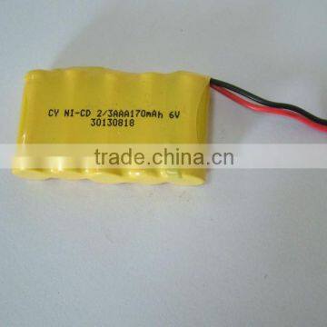 6V AAA High discharger rate Ni-CD Battery pack ,Nicd battery pack