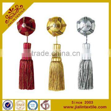 Decoration tassel rayon material tassel type with decoration flower for home decor