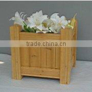 wooden planter