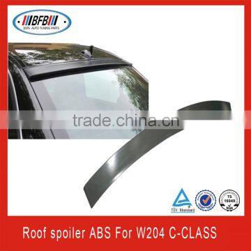 FIT FOR MERCEDES BENZ W204 C-CLASS SEDAN 08-12 CARBON FIBER ROOF SPOILER C63 C200 C300