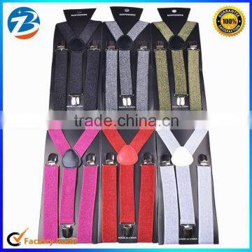 Unisex Men and Lady Shiny Elastic Performance Party Suspender Wholesale in Stock