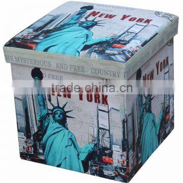 Cool! Hot Sale! New York folding storage ottoman