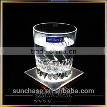 New PatentLED light Up Decoration beer Cup Coaster for parties events