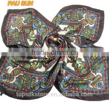 new shawl large size paisley square lady fashion scarf necklace