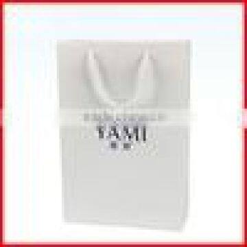 Decorative High Quality White Art Paper Bags Design Wholesale