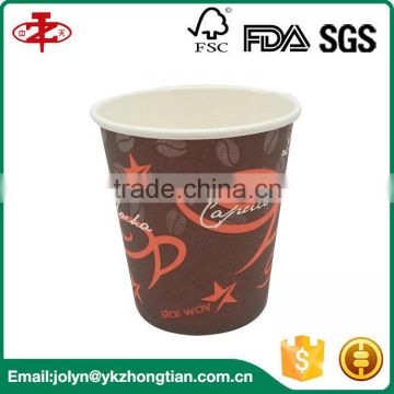 Wholesale Disposable PE Coated Paper Coffee Cups for Cold and Hot Drink