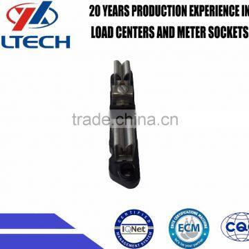 High qualtity 100A brass basbar steel terminal Single Phase Meter Socket Inner Part