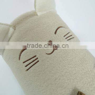Lucky Cat With a Bow Polar Fleece Blanket photo-3