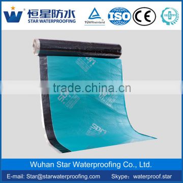 1.2mm/1.5mm/2mm self-adhesive double waterproof reactive membrane