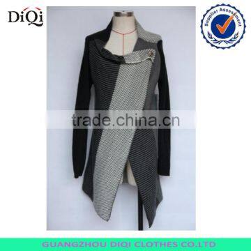 black and grey formal ladies fashion winter sweater