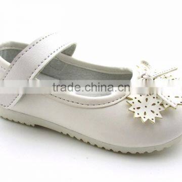 2016 white flower lovely cute girls infant shoes