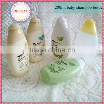 2016 new luxury hdpe shampoo bottles 200 ml
