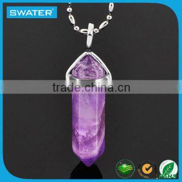 Express  Custom Amethyst Stone Necklace