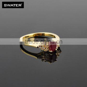 China Supplier Dubai Gold Engagement Rings Gold Design For Girls photo-3