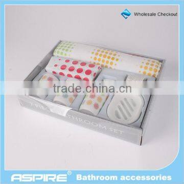 Houseware ceramic plastic bathroom accessories