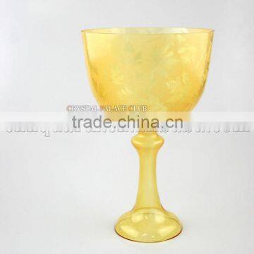 natural yellow and with design crystal singing Grail + free suede mallet