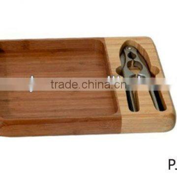 Bamboo Walnut Plate