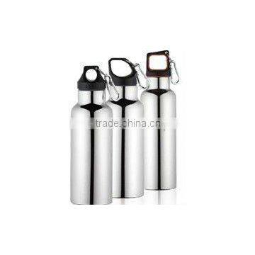 Double-walled stainless steel vacuum sports bottle