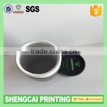 Black Color With UV Logo Round Paper Tube Box for 15ml Bottle Packing photo-3