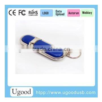 High Quality Bulk Cheap Gadget Leather USB Flash Drive, Stock Product Full Capacity USB Stick, Leather Portable Flash Memory photo-3