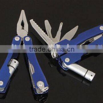 OEM multi survival keychain pliers with led flashlight