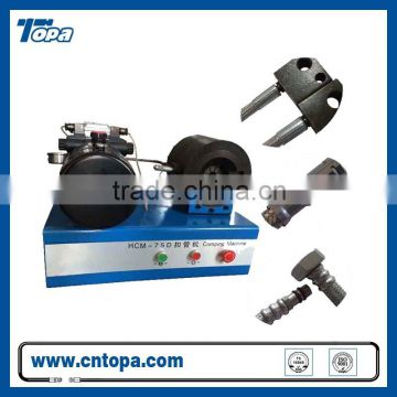 Small hydraulic hose crimping machine