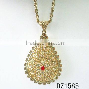 dubai gold jewelry metal necklace islam jewelry