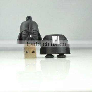 Darth Vader Star Heroes Themed PVC Usb Flash Drive All Popular Models,Custom Promotional Memory Stick With Clear OPP Case photo-3