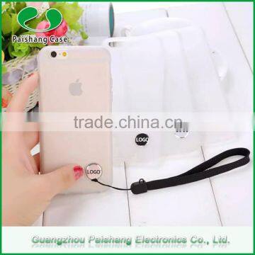 Wholesale cheap TPU material round metal cellphone case cover with lanyard for Iface brand for apple iphone 6 /6s