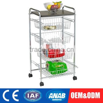 Super Qualit Custom Made Storage Trolleys Wire Egg Rack Shelving Products With Wheels